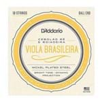 24948 Encordoamento para Viola Brasileira Ej82a - Cebolão Ré / Boiadeira
