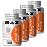Ficha técnica e caractérísticas do produto 4x Ultimate Fire White 60 cápsulas Max Titanium