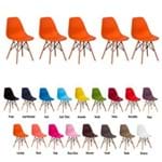 5 Cadeiras Eiffel Eames Dsw Várias Cores - (laranja)