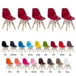 Ficha técnica e caractérísticas do produto 5 Cadeiras Eiffel Eames Dsw Várias Cores - (vinho)