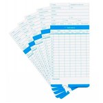 Ficha técnica e caractérísticas do produto 100 Unidades - Cartão Ponto para Relógio Cartográfico