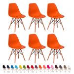 Ficha técnica e caractérísticas do produto 6 Cadeiras Eiffel Eames Dsw Várias Cores - (laranja)