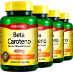 Ficha técnica e caractérísticas do produto 6 Potes Beta Caroteno 400mg 60 cápsulas Maxinutri