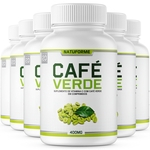 Ficha técnica e caractérísticas do produto 6 Potes Café Verde 400mg 120 Comprimidos Natuforme