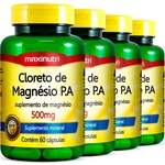 Ficha técnica e caractérísticas do produto 6 Potes Cloreto de Magnesio P.A. 500mg 60 cps Maxinutri