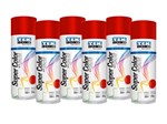 Ficha técnica e caractérísticas do produto 6 Tinta Spray Vermelho Metálico 350ml - Tek Bond