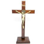Ficha técnica e caractérísticas do produto 6263 - Crucifixo De Mesa São Bento 23 Cm