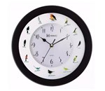 Ficha técnica e caractérísticas do produto 6370 Relógio Parede Canto de Pássaros Brasileiros Herweg