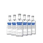 Ficha técnica e caractérísticas do produto 6x Vodka Absolut Original 1l