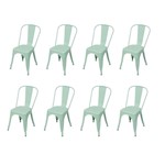 Ficha técnica e caractérísticas do produto 8 Cadeira Tolix Iron Tiffany Decoradeira