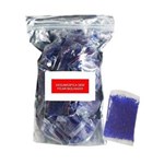 Ficha técnica e caractérísticas do produto 16 Saches 50g Silica Gel Azul Tira Umidade Bag Hermetico