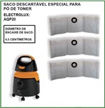 Ficha técnica e caractérísticas do produto 9 Saco Descartável para Aspirador de Pó Electrolux Aqp20 Pó de Toner