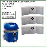 Ficha técnica e caractérísticas do produto 9 Saco Descartável para Aspirador de Pó Electrolux Flex Pó de Toner