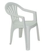 Ficha técnica e caractérísticas do produto 92207010 - Cadeira Bertioga com Braços Branca Tramontina