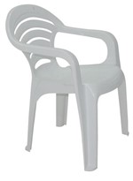 Ficha técnica e caractérísticas do produto 92212010 - Cadeira Angra com Braços Branca Tramontina