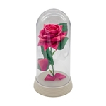 Ficha técnica e caractérísticas do produto A Rosa Encantada Pink com Cúpula A Bela E A Fera