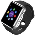 Smartwatch A1 Relogio C/chip Bluetooth IOS/Android Novo Prata - Ke
