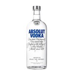 Ficha técnica e caractérísticas do produto Absolut Vodka Original Sueca 1000ml
