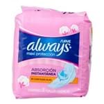 Ficha técnica e caractérísticas do produto Absorvente Always Pink com Abas Pacote com 8 Unidades