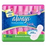 Ficha técnica e caractérísticas do produto Absorvente Always Pink Sem Abas C/8 Unidades - Always