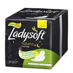 Ficha técnica e caractérísticas do produto Absorvente Ladysoft Normal Noturno Suave Com Abas Com 8 Unidades