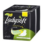 Ficha técnica e caractérísticas do produto Absorvente Ladysoft Normal Noturno Suave com Abas com 8 Unidades