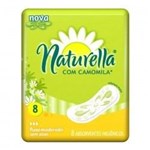 Ficha técnica e caractérísticas do produto Absorvente Naturella Normal S/ Abas 8 Unidades