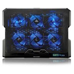 Ficha técnica e caractérísticas do produto Ac. Notebook Cooler com 6 Fans Led Azul - Ac282 - Multilaser