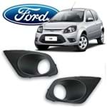 Ficha técnica e caractérísticas do produto Acabamento Ford Ka Farol Auxiliar 2012 a 2013 Par