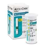 Ficha técnica e caractérísticas do produto Accu-Chek Active com 10 Tiras Teste