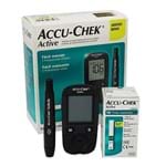 Ficha técnica e caractérísticas do produto Accu-Chek Active Kit Monitor de Glicemia Completo (Lancetador+ Lancetas+ Tiras Chip+ Monitor+Estojo)