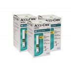 Ficha técnica e caractérísticas do produto Accu Chek Active Roche com 150 Tiras