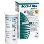 Ficha técnica e caractérísticas do produto Accu Chek Active Roche com 50 Tiras