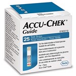 Ficha técnica e caractérísticas do produto Accu-Chek Guide C/ 25 Tiras Reagentes