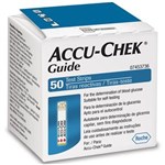 Ficha técnica e caractérísticas do produto Accu-Chek Guide com 50 Tiras Reagentes