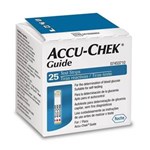 Ficha técnica e caractérísticas do produto Accu Chek Guide Roche com 25 Tiras