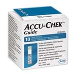 Ficha técnica e caractérísticas do produto Accu-Chek Guide Tira Teste 10 Unidades