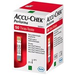 Ficha técnica e caractérísticas do produto Accu Chek Performa Roche com 50 Tiras