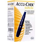 Ficha técnica e caractérísticas do produto Accu-Chek Soft Clix Lancetador Azul - Roche