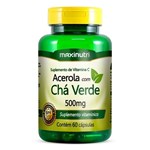 Ficha técnica e caractérísticas do produto Acerola + Chá Verde 60 Cápsulas 500mg Maxinutri