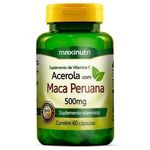 Ficha técnica e caractérísticas do produto Acerola Com Maca Peruana 500mg 60caps Maxinutri