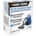 Ficha técnica e caractérísticas do produto Acessório para Aspirador Black & Decker Ap3000 1,6L