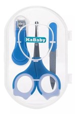 Ficha técnica e caractérísticas do produto Acessórios de Higiene - Conjunto de Manicure Premium - Azul - Kababy