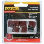 Ficha técnica e caractérísticas do produto Acessórios para Micro Retifica com 7 Peças - Black Jack