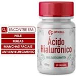 Ficha técnica e caractérísticas do produto Ácido Hialurônico 40Mg 60 Cápsulas