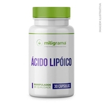 Ficha técnica e caractérísticas do produto Ácido Lipóico 500 mg - Cápsulas - 30 Cápsulas