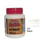 Ficha técnica e caractérísticas do produto Acrilex -Tinta Fosca PVA P/ Artesanato 250ml - Branco (519)