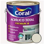 Ficha técnica e caractérísticas do produto Acrílico Total Fosco Branco 3.6 Litros - Coral