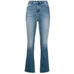 Ficha técnica e caractérísticas do produto Acynetic Calça Jeans Flare Cropped - Azul