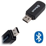 Ficha técnica e caractérísticas do produto Adaptador Bluetooth Receptor Wireless USB Musica Carro P2